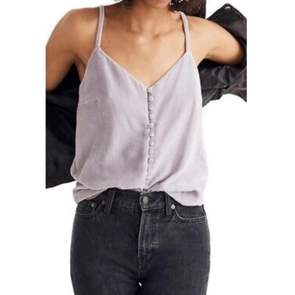 Madewell Purple Camisole Top - Picture 1 of 5